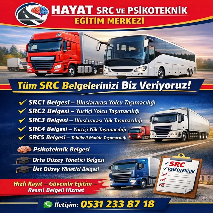 Hayat SRC Ve Psikoteknik Eğitim Merkezi
